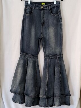 Love Highlight Tiered Flare Jeans
